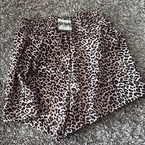 Leopard Print Women's Shorts